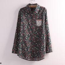 碎花衬衣图片,演绎浪漫田园风  第3张